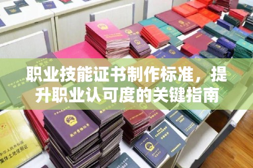 贵阳职业技能证书制作标准，提升职业认可度的关键指南